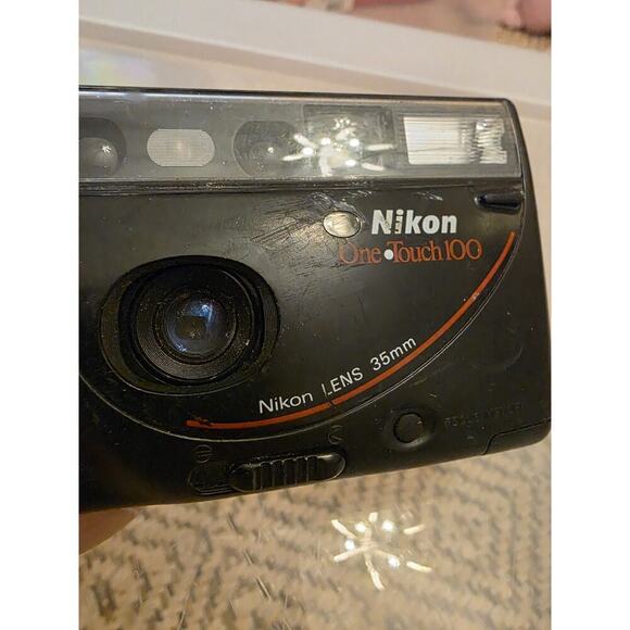 Nikon One Touch 100 35 mm Point & Shoot Film Camera Vintage Tested - Picture 14 of 16